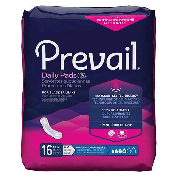 Pad Prevail Adult Female Long 4x11\